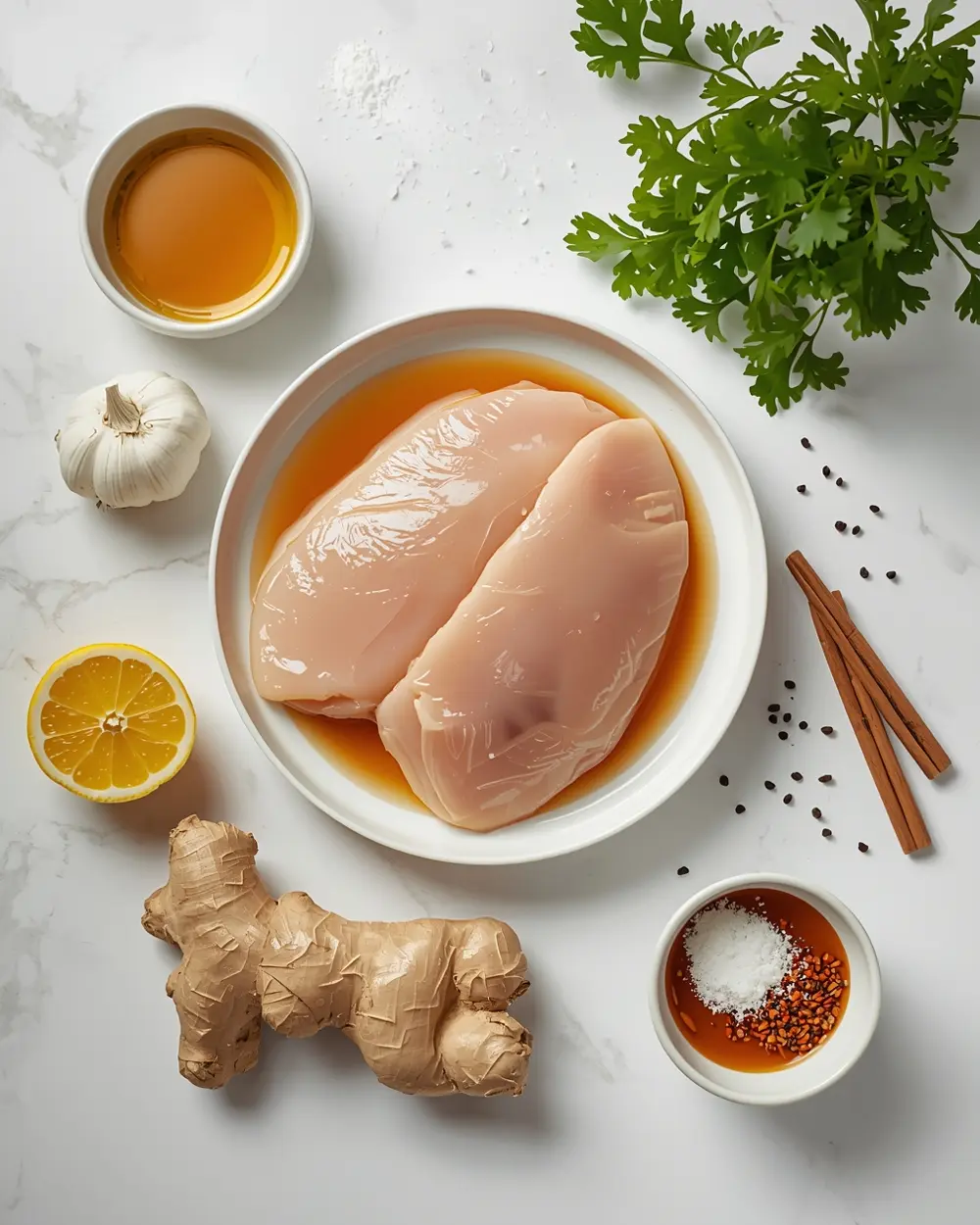 Ingredients for instant pot chicken breast
