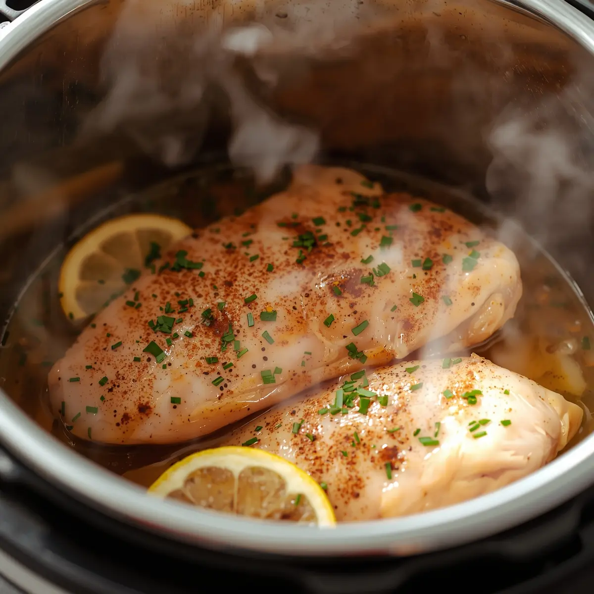 Cooking instructions for instant pot chicken breast