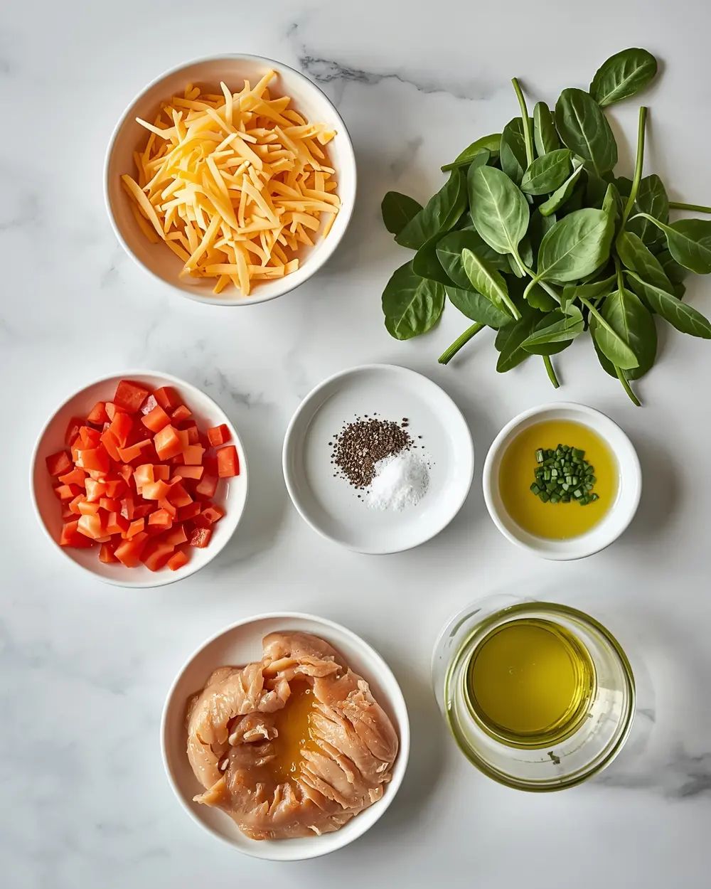 Ingredients for instant pot egg bites