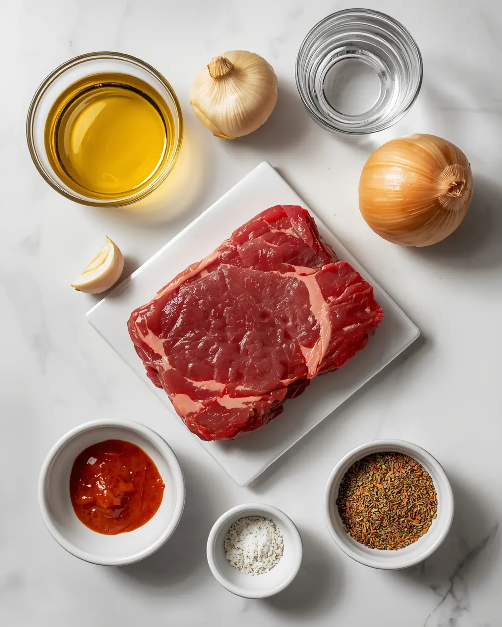 Ingredients for instant pot pulled beef