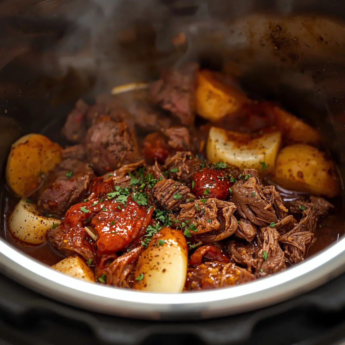 Cooking instructions for instant pot pulled beef