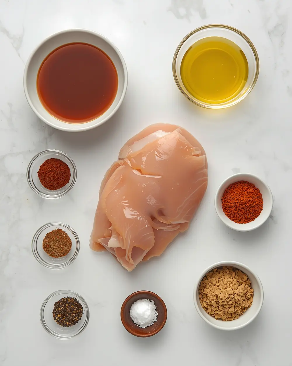 Ingredients for instant pot pulled chicken