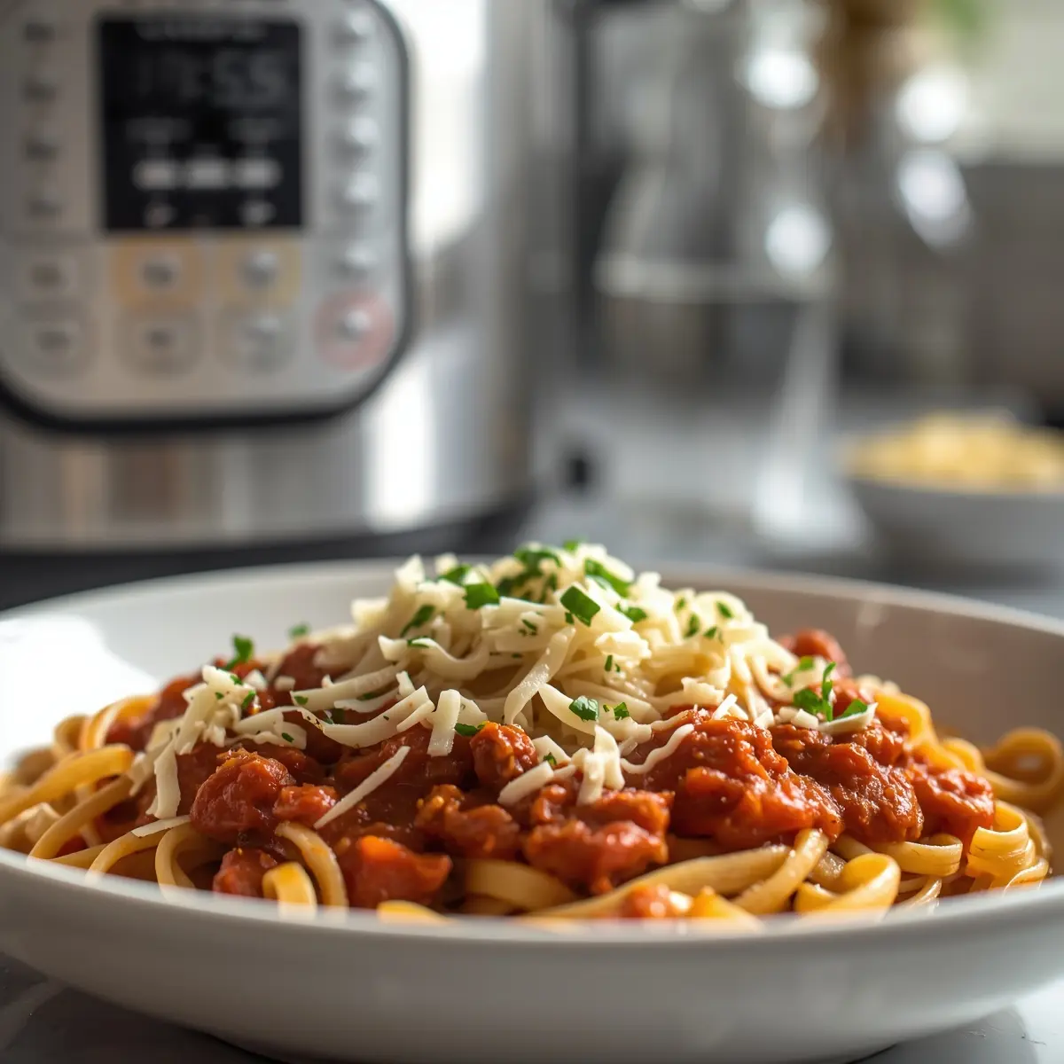 Cooking instructions for instant pot spaghetti