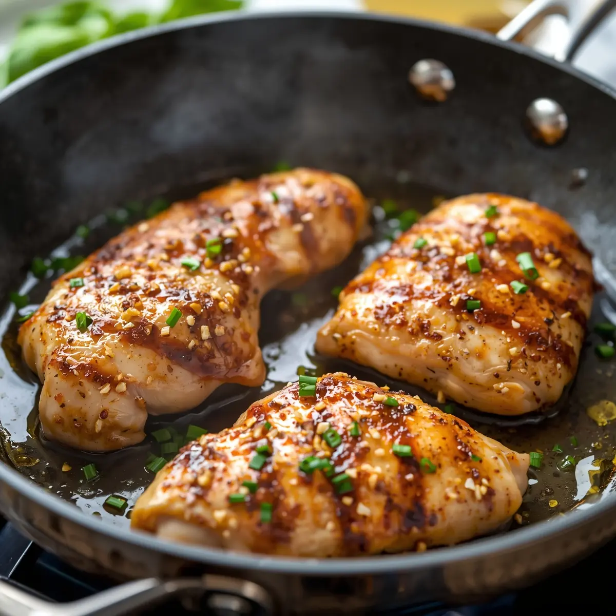 Cooking instructions for lemon basil chicken