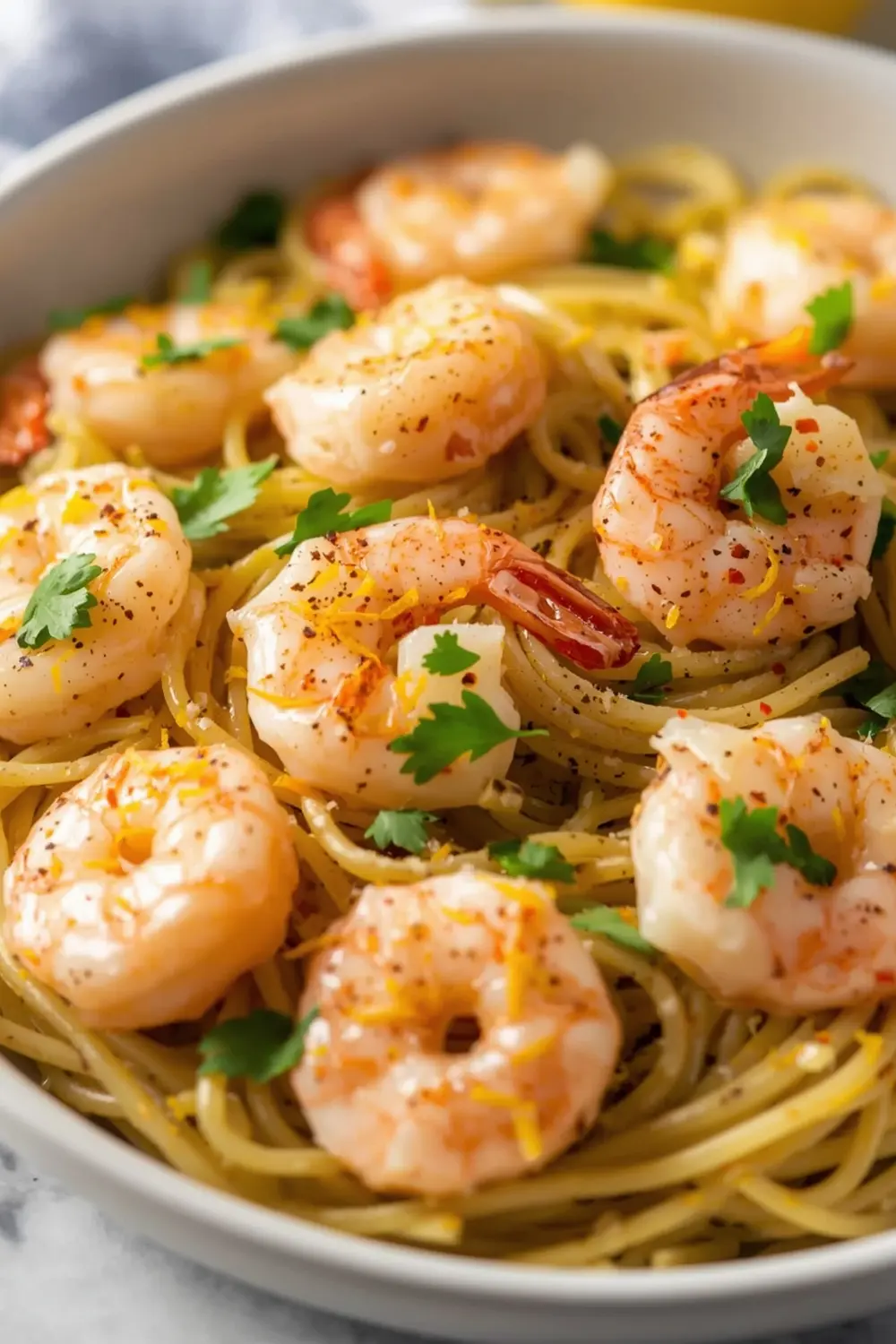 lemon butter shrimp pasta