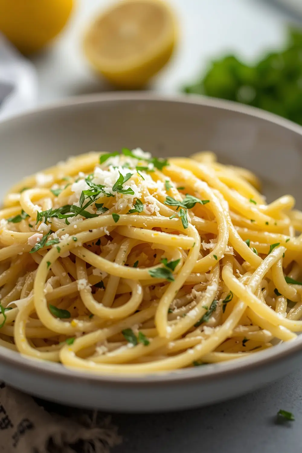 lemon garlic pasta