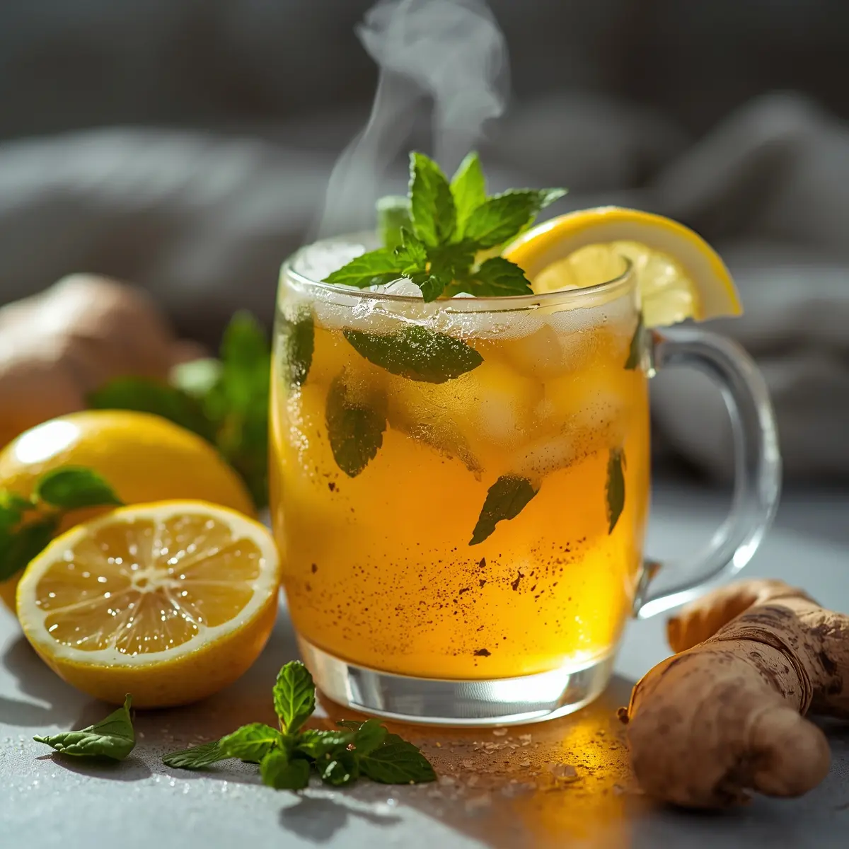 Cooking instructions for lemon ginger tea