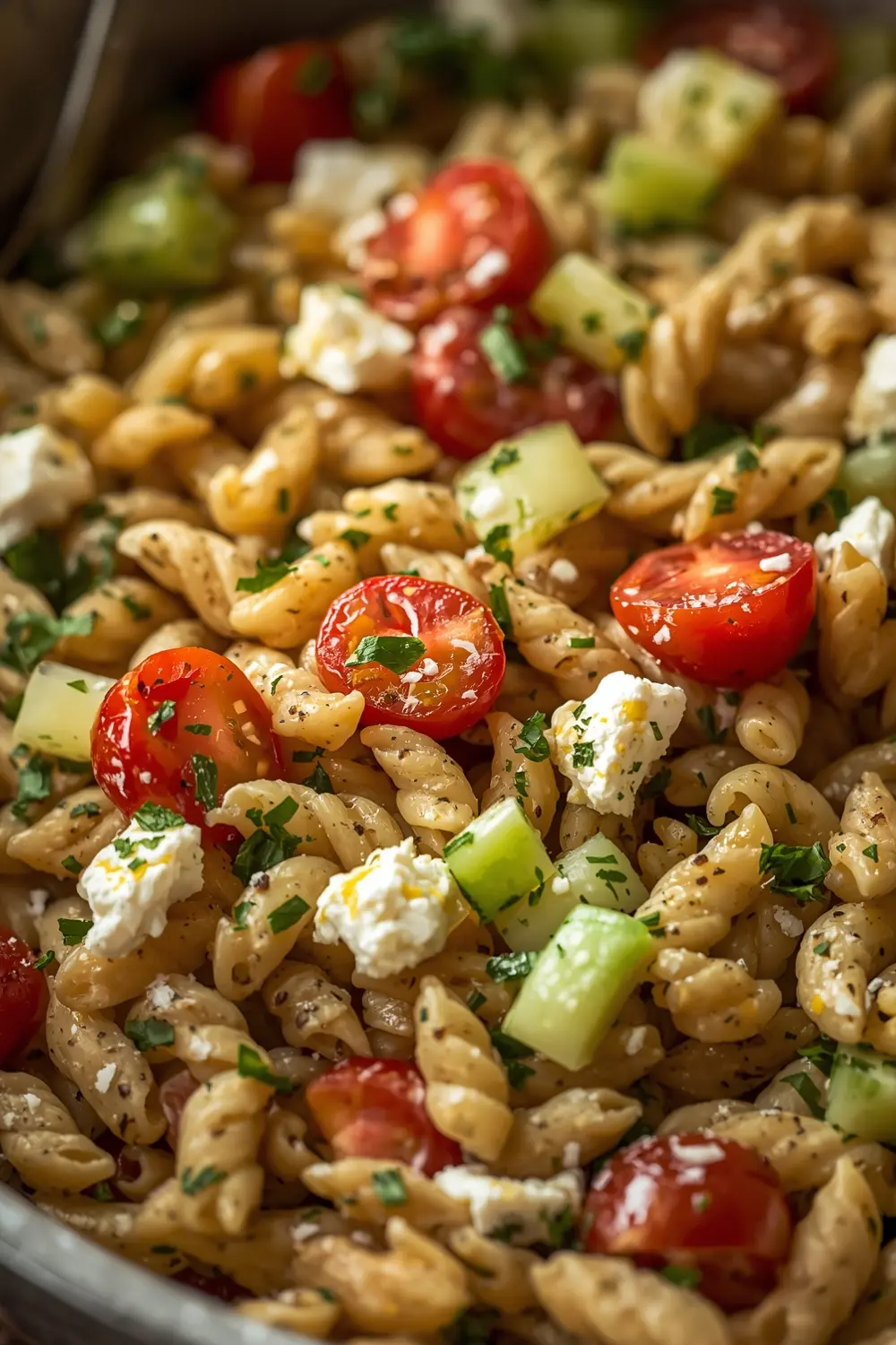 lemon orzo salad