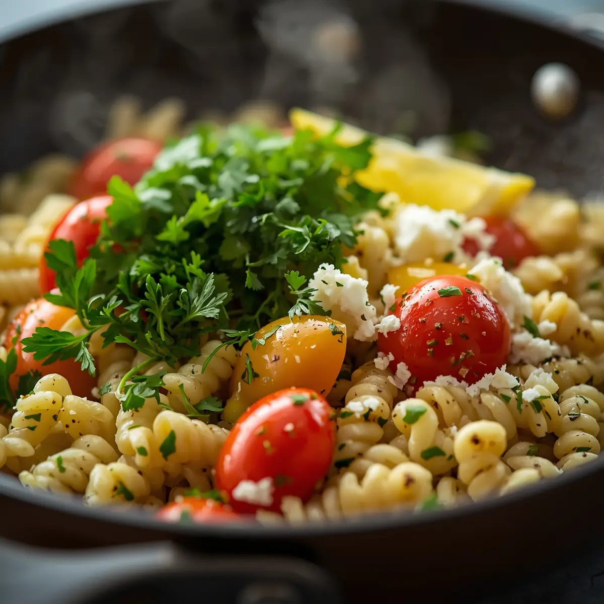 Cooking instructions for lemon orzo salad