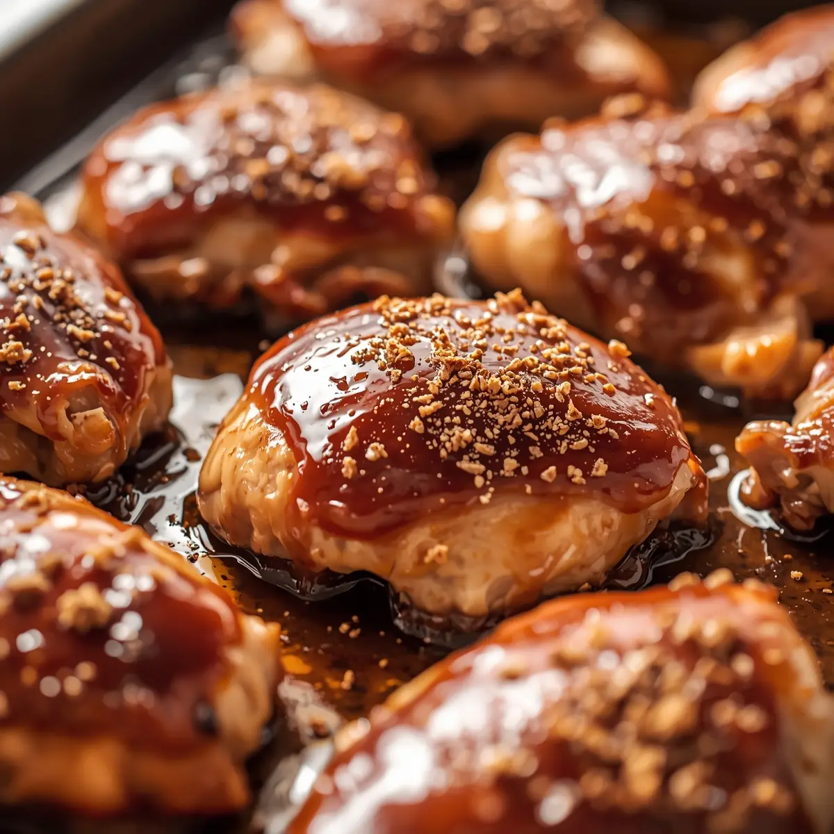 Cooking instructions for sheet pan BBQ chicken