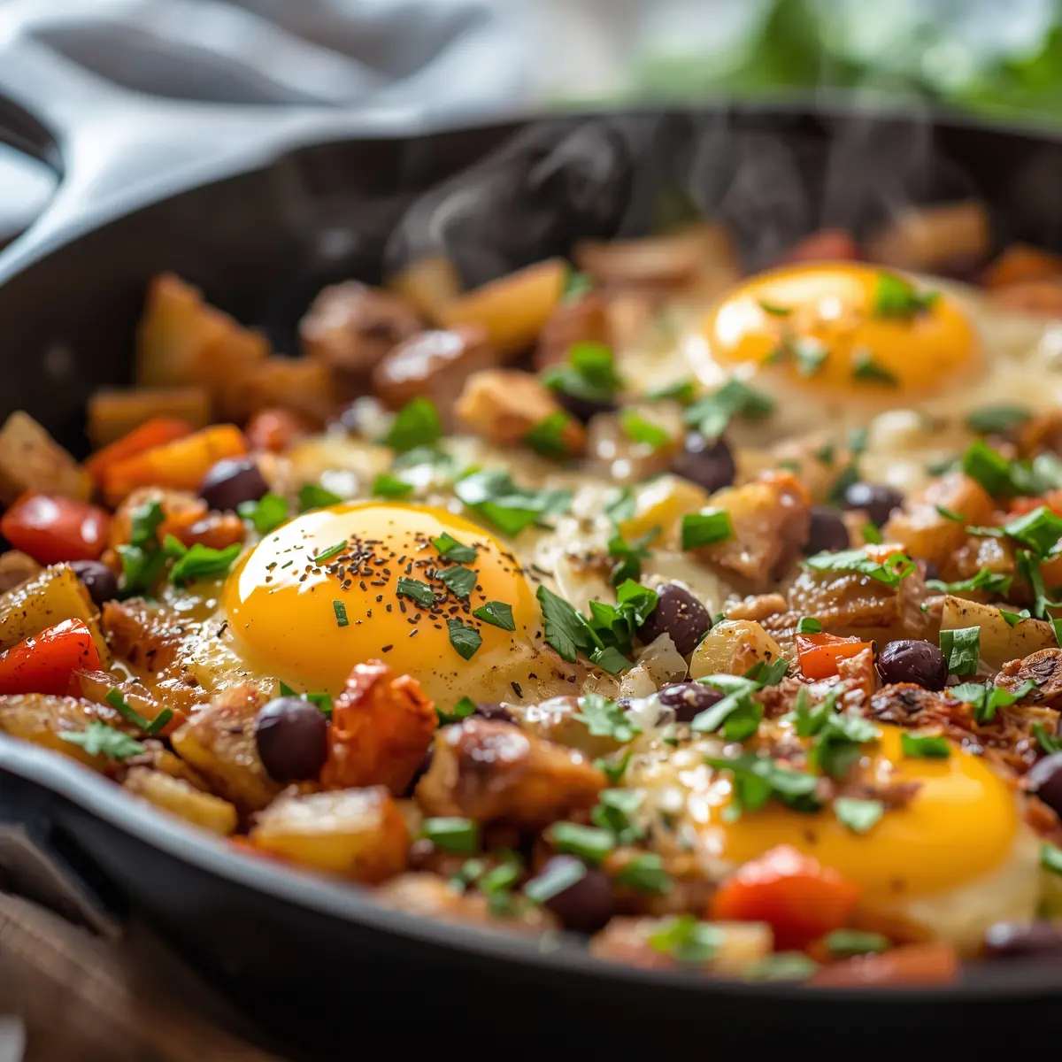 Cooking instructions for sheet pan breakfast hash