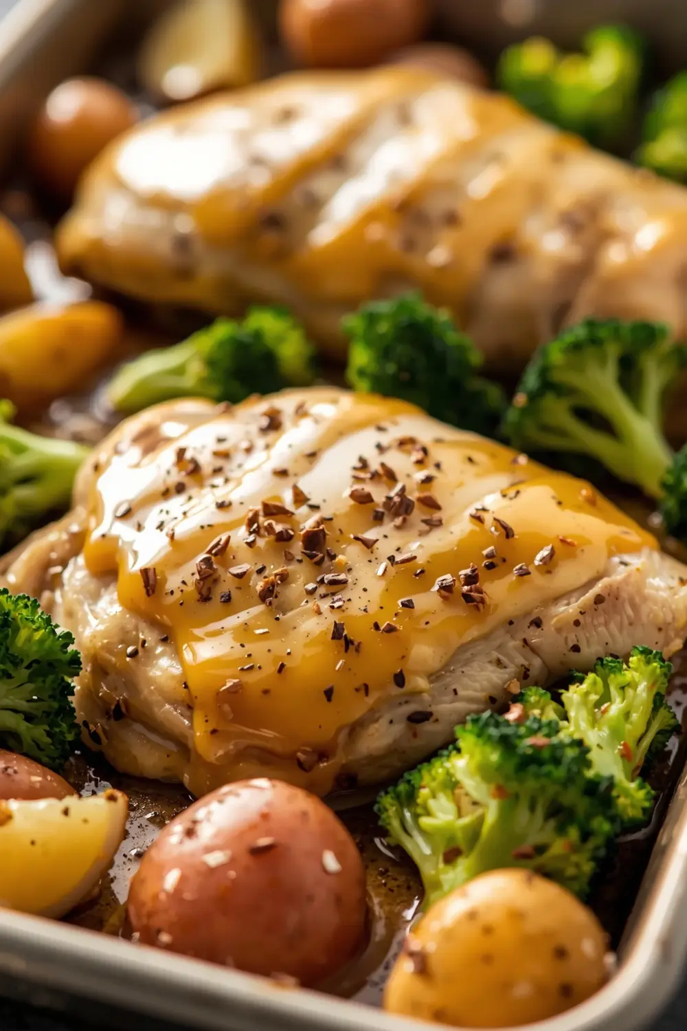 sheet pan honey mustard chicken