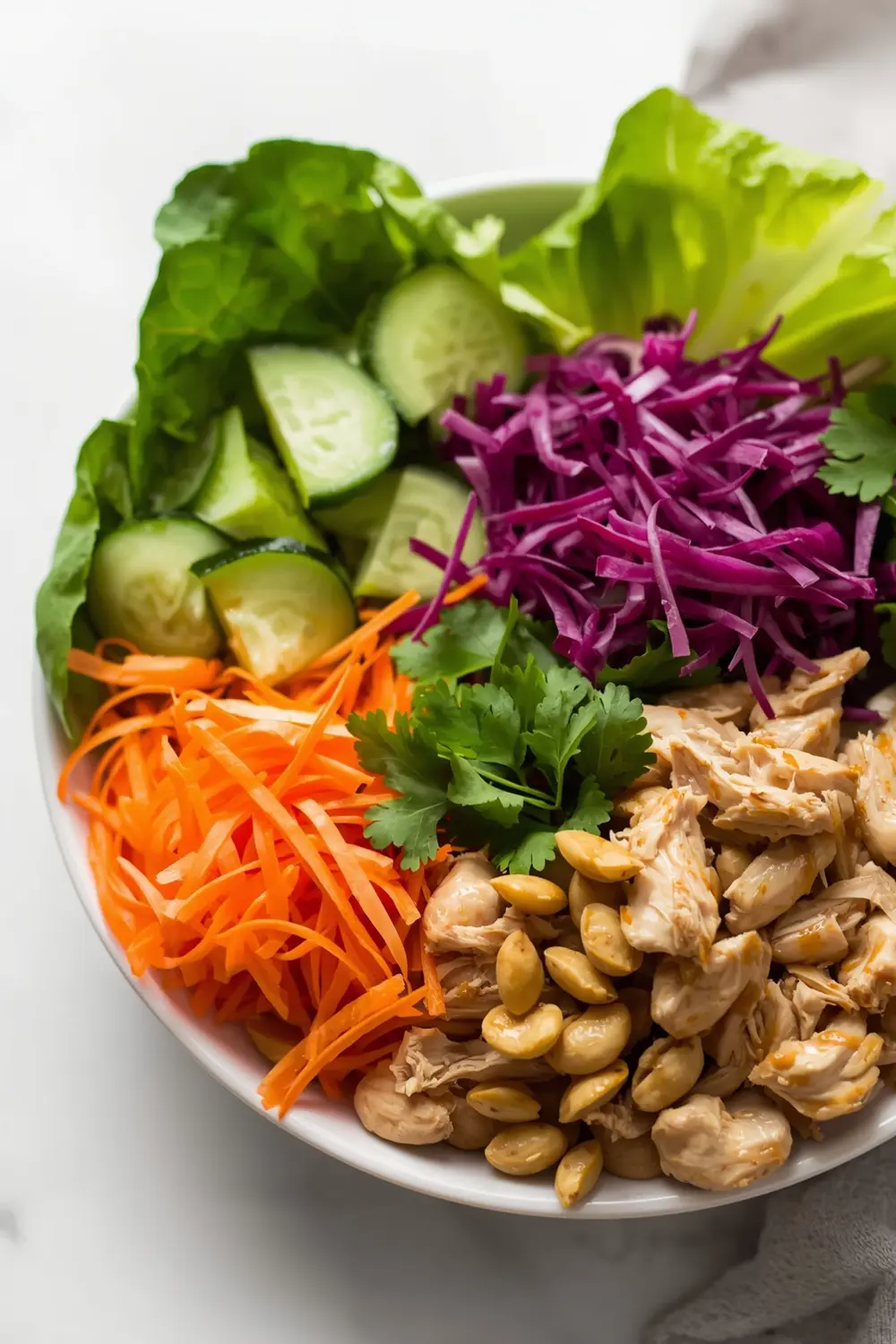 spring Thai chicken salad