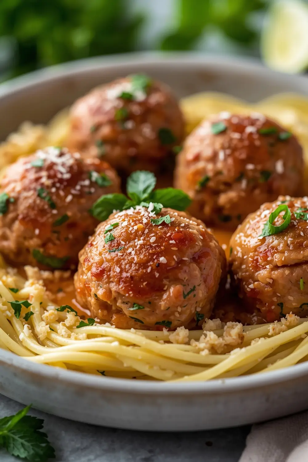 spring chicken meatballs