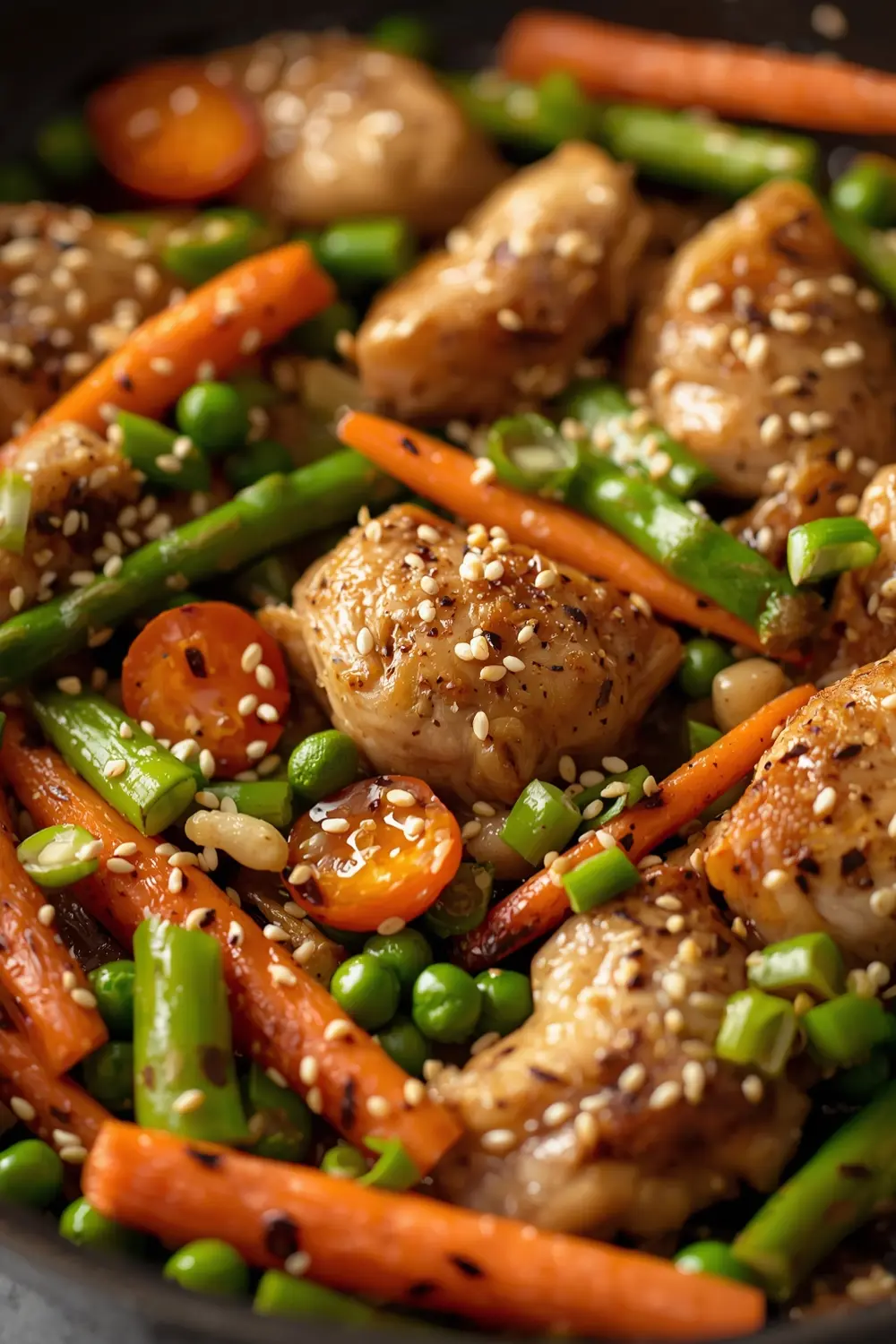 spring chicken stir fry