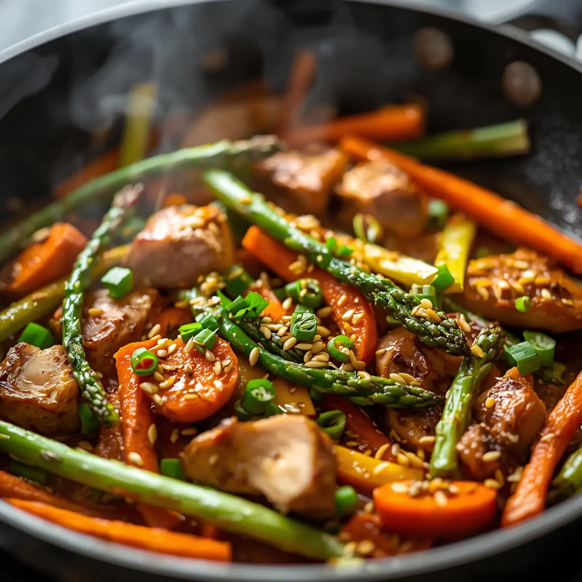 Cooking instructions for spring chicken stir fry