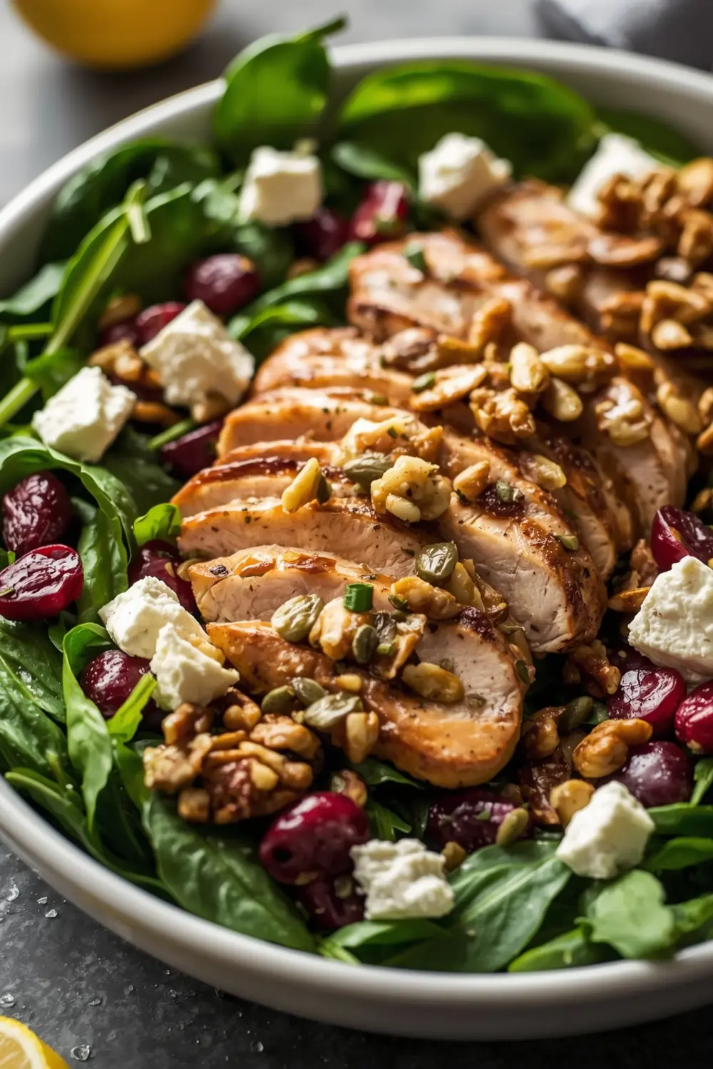 spring cranberry walnut salad