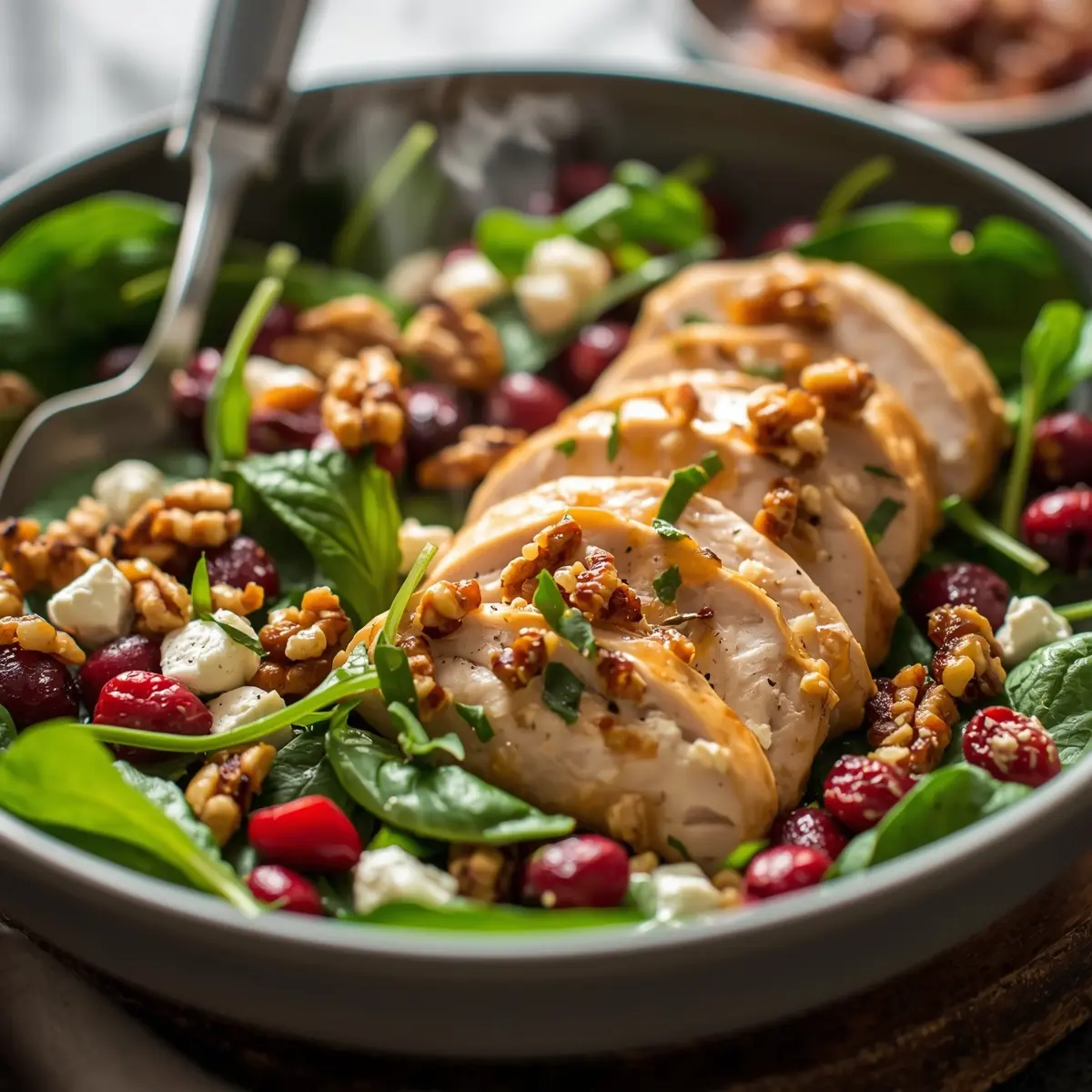 Cooking instructions for spring cranberry walnut salad