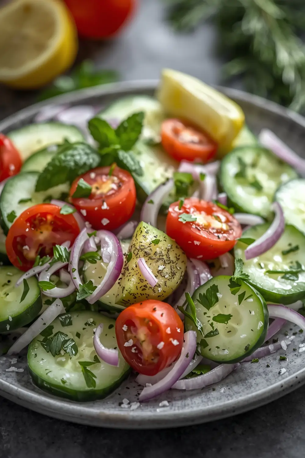 spring cucumber salad