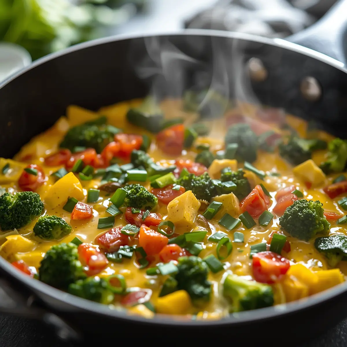 Cooking instructions for spring frittata