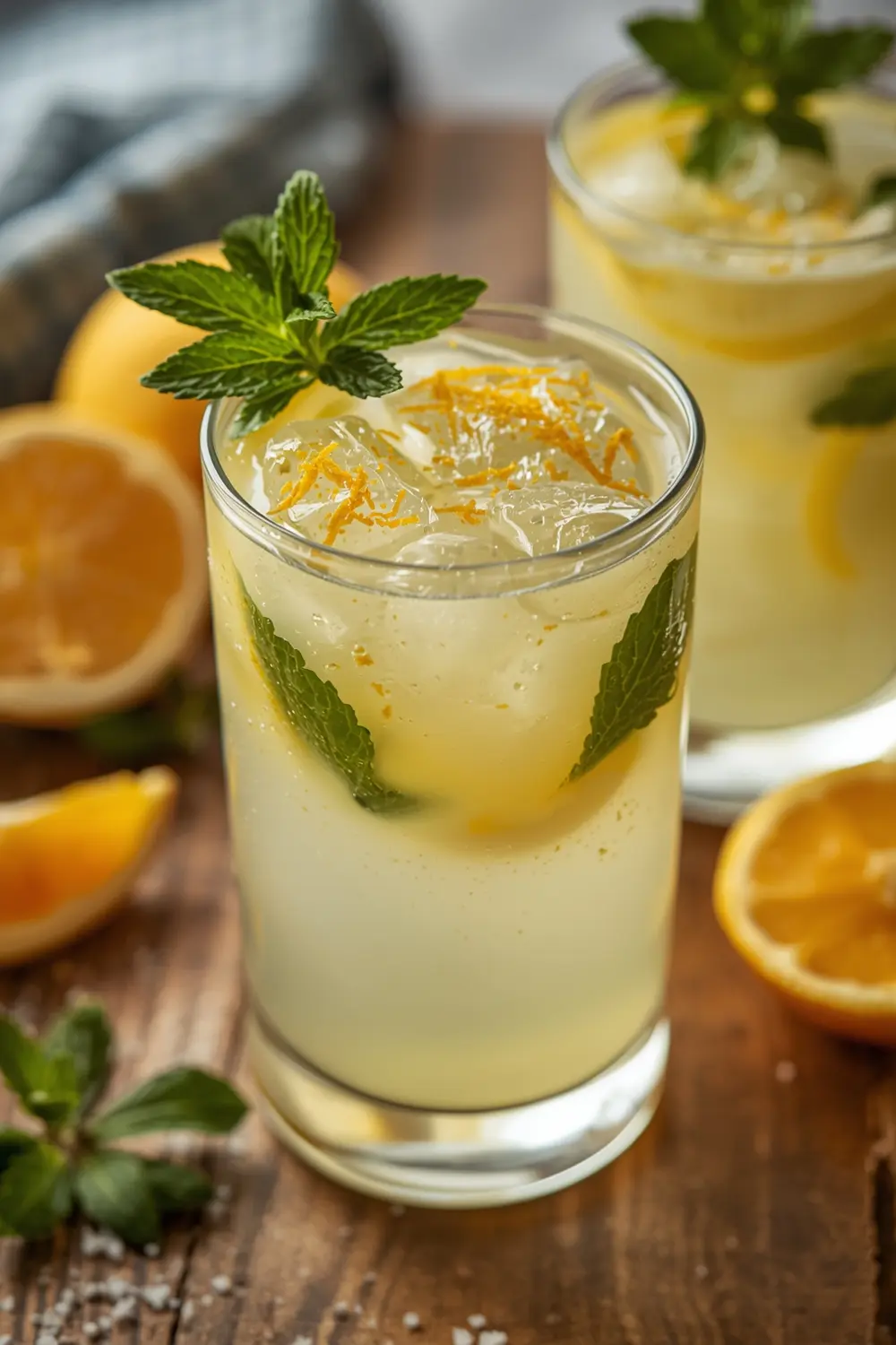 spring lemon drop mocktail