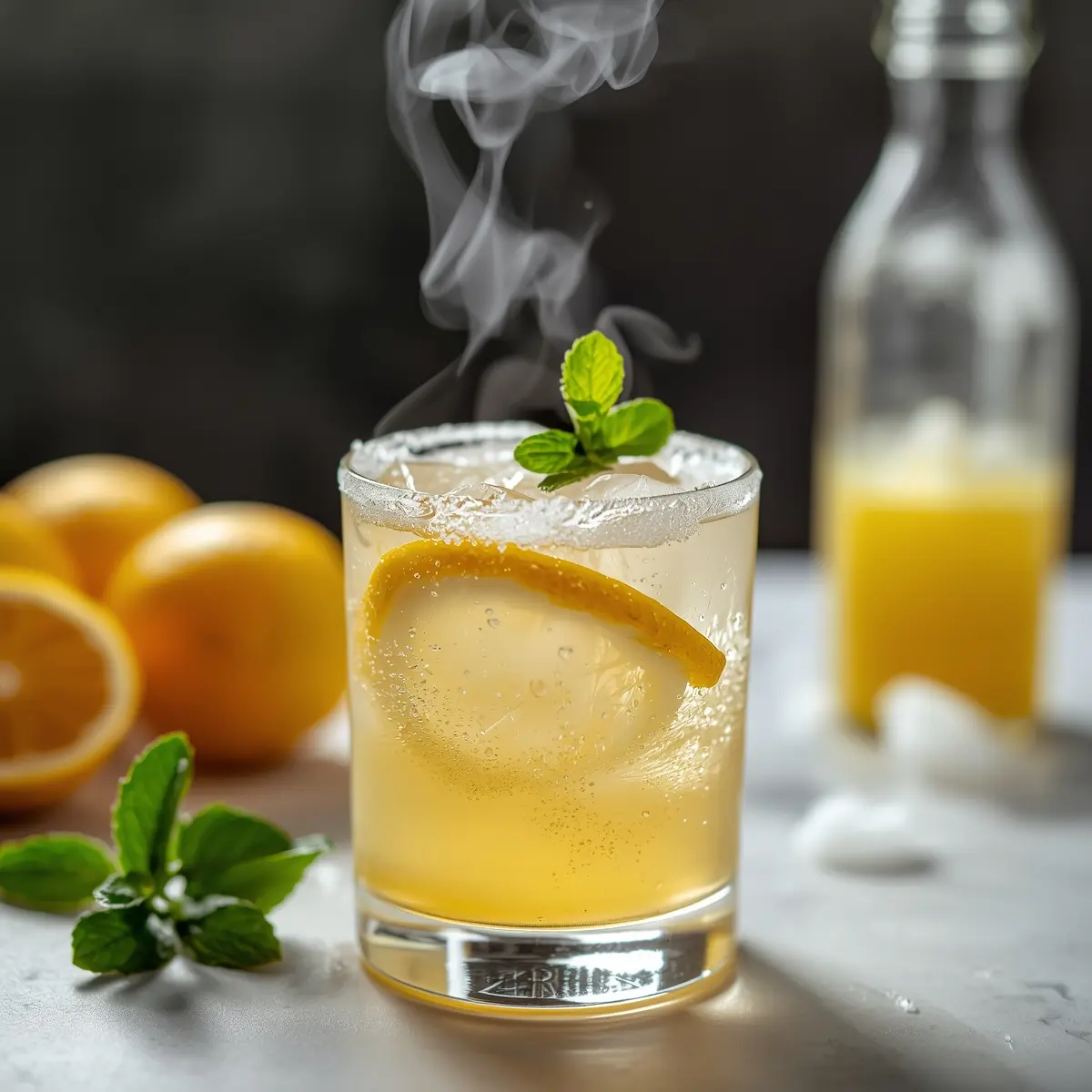 Cooking instructions for spring lemon drop mocktail