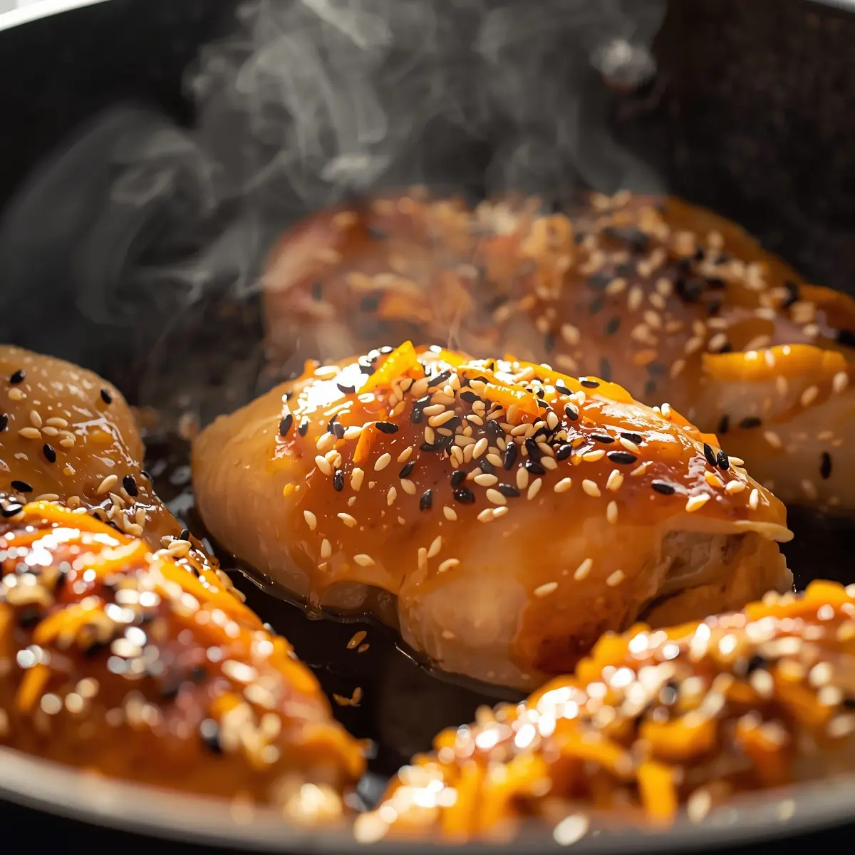 Cooking instructions for spring orange chicken