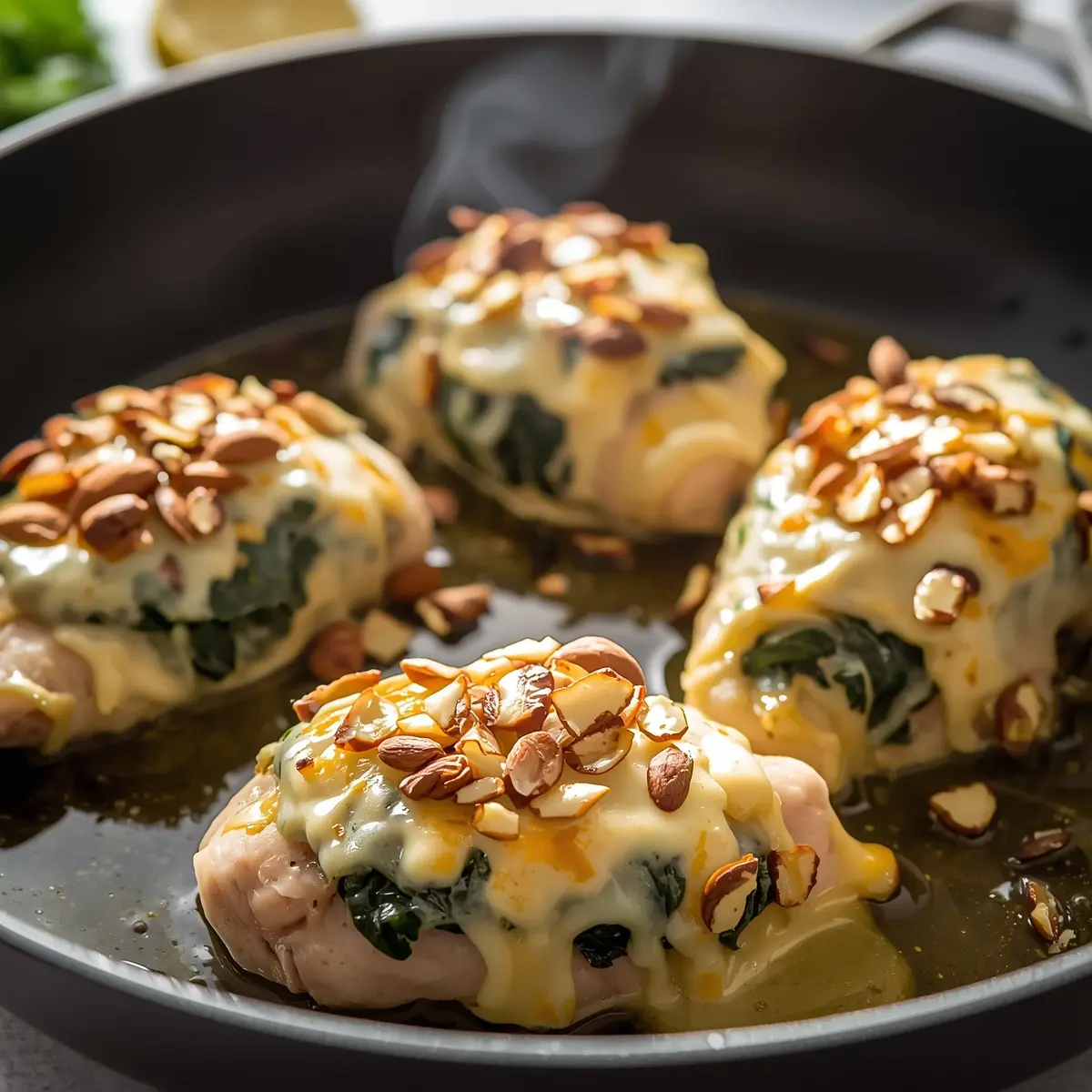 Cooking instructions for spring stuffed chicken