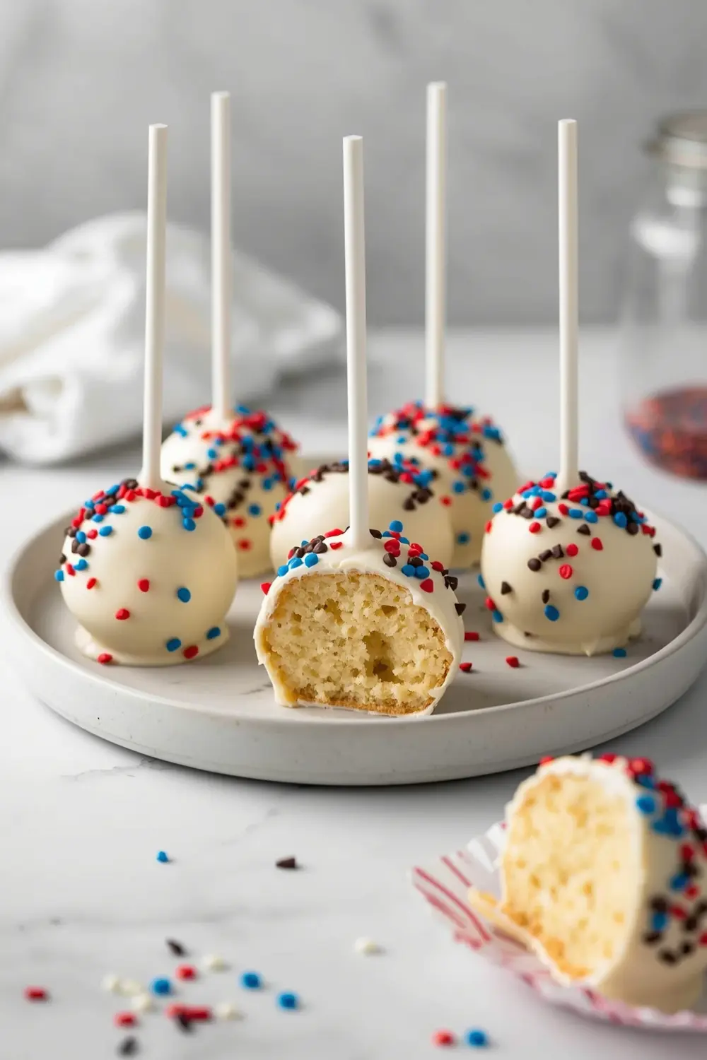 4th july cake pops