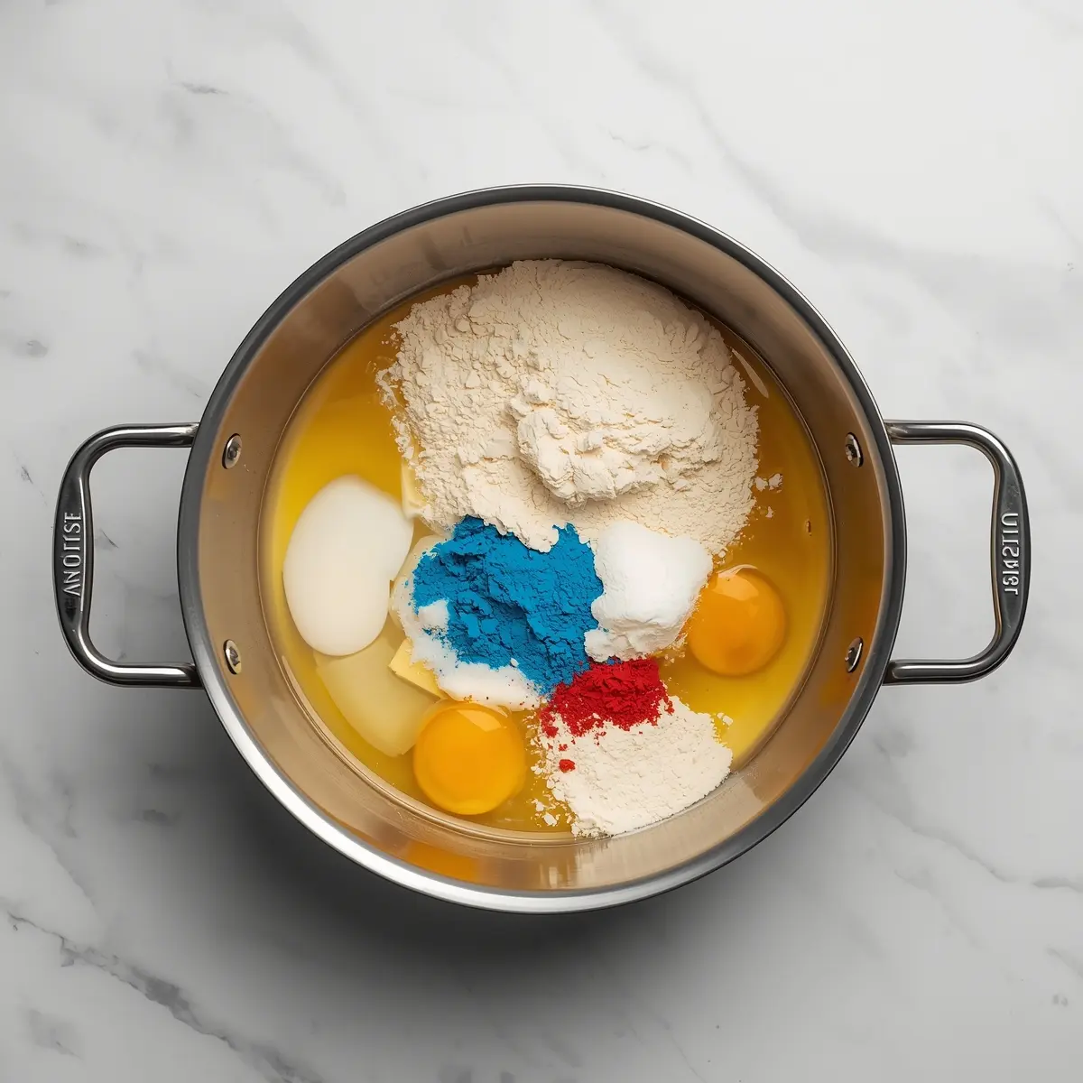Cooking instructions for 4th july pinata cake