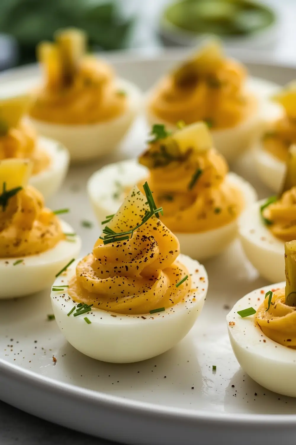 4th of July deviled eggs