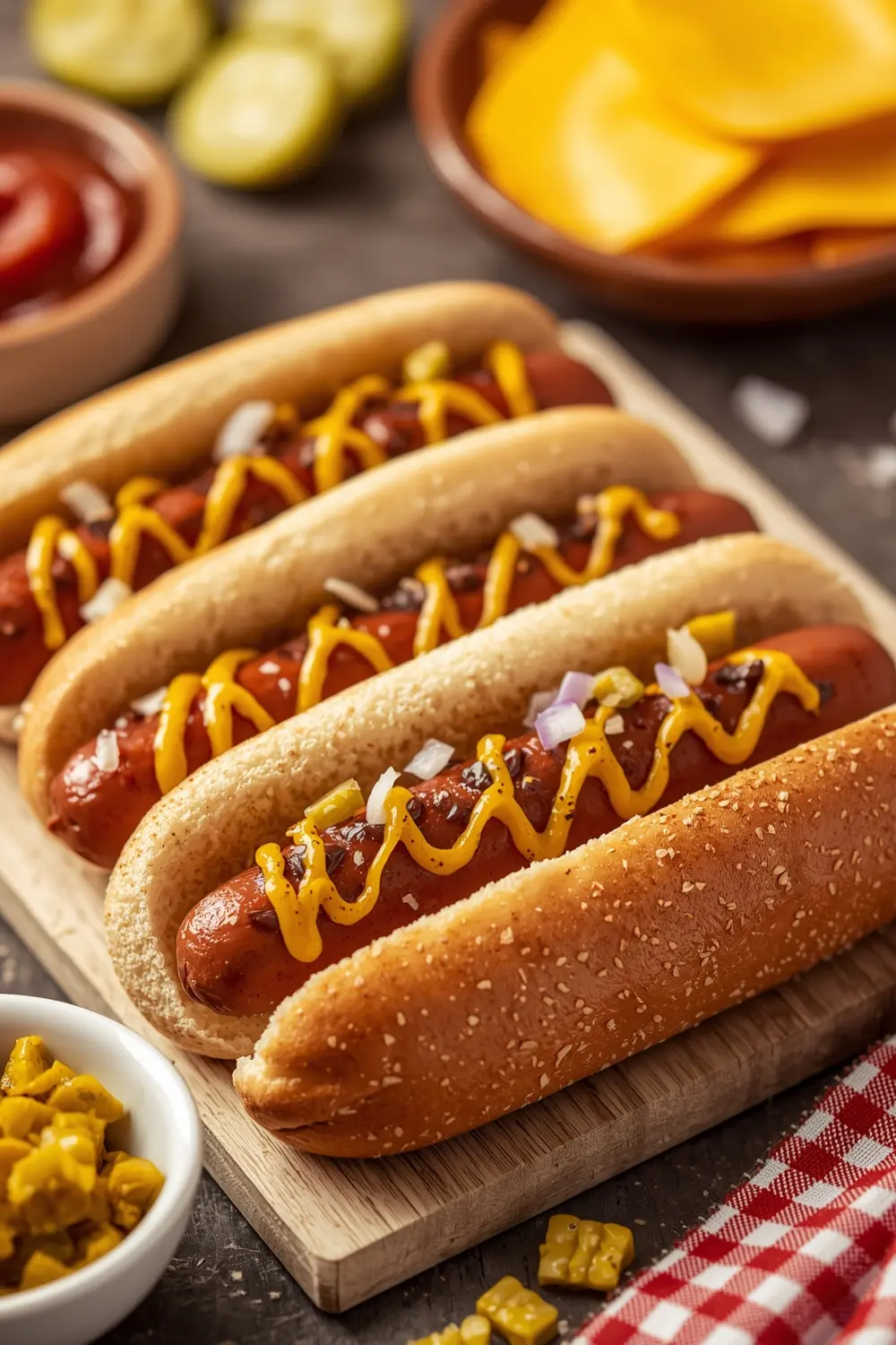 4th of July hot dogs grilled