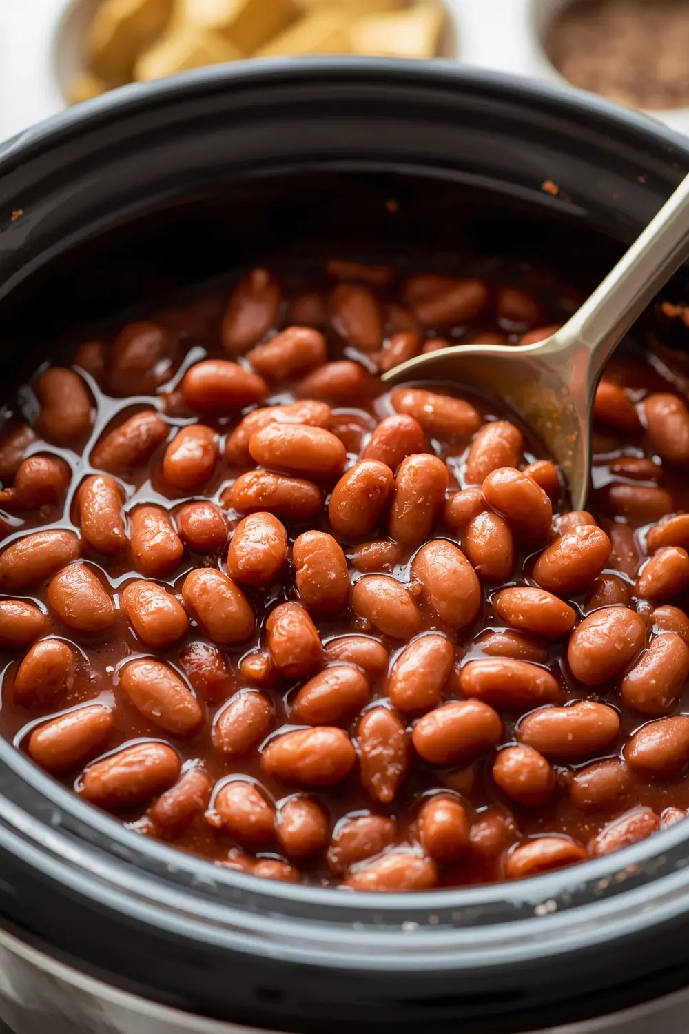 BBQ baked beans slow cooker