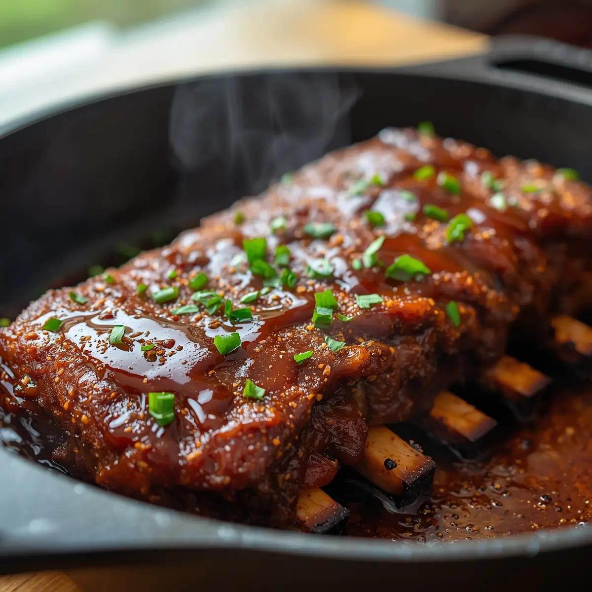 Cooking instructions for BBQ beef ribs oven