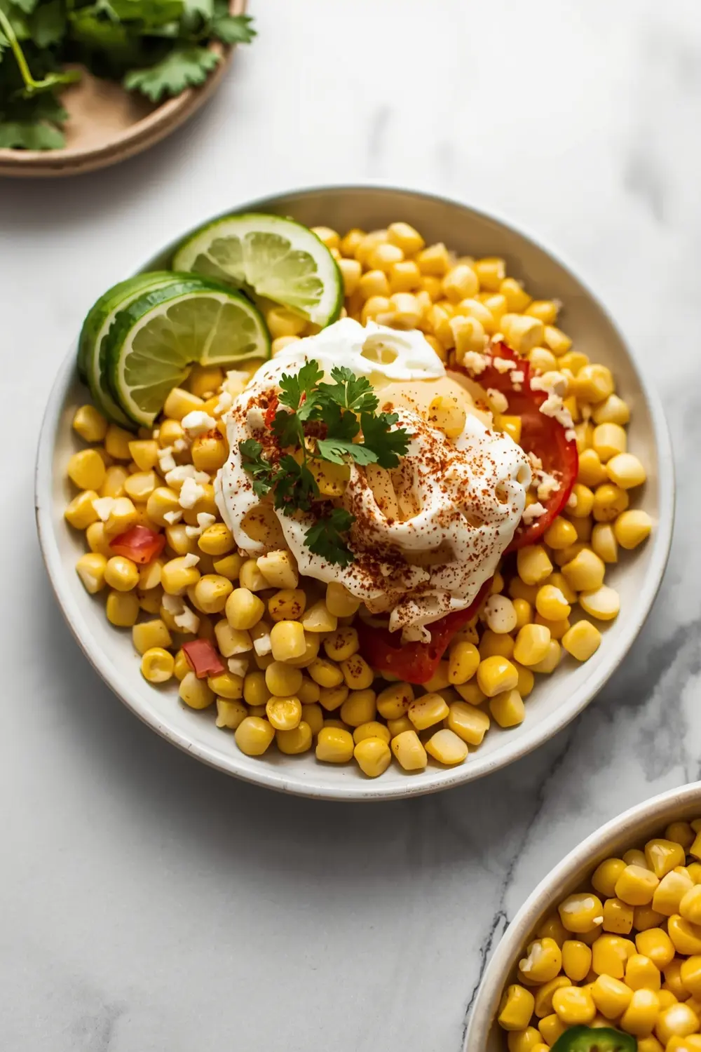 Mexican street corn salad