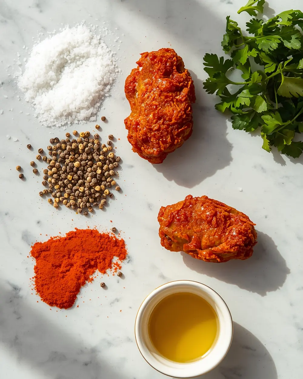 Ingredients for air fryer chicken wings summer