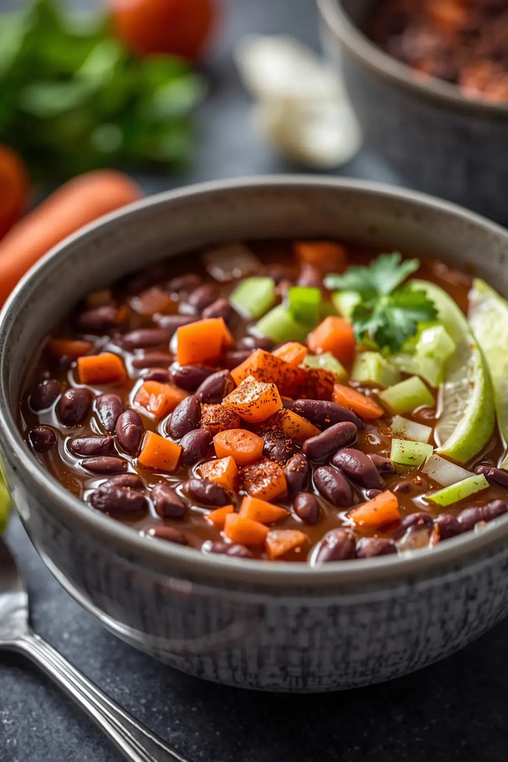 black bean soup smoky