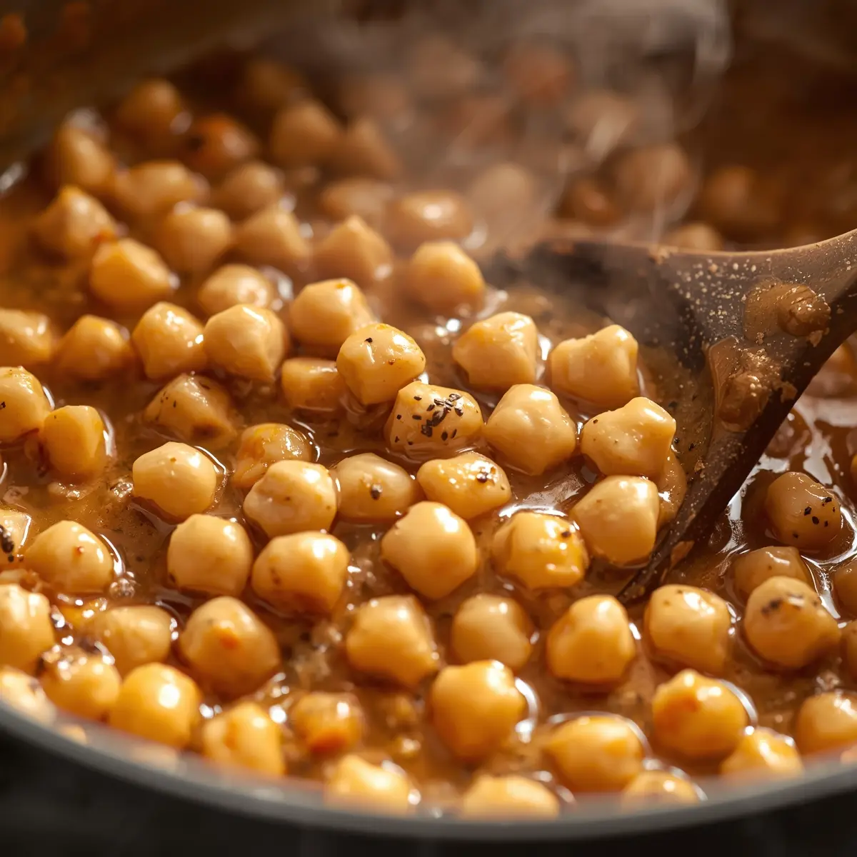Cooking instructions for budget chickpea stew