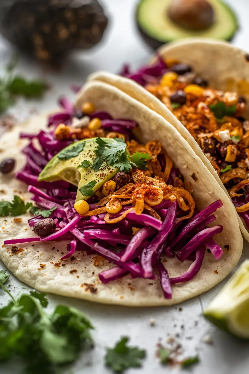 cabbage tacos vegetarian
