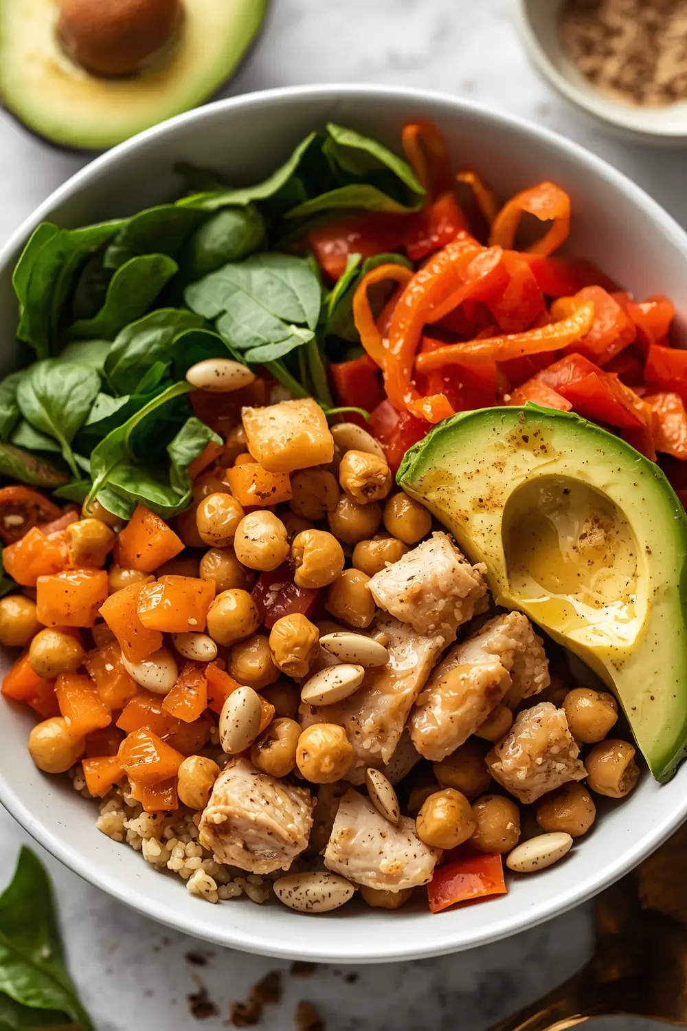chickpea Buddha bowl summer