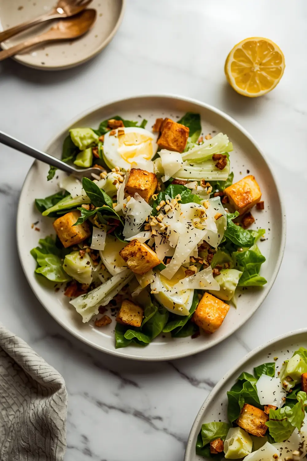 classic Caesar salad homemade
