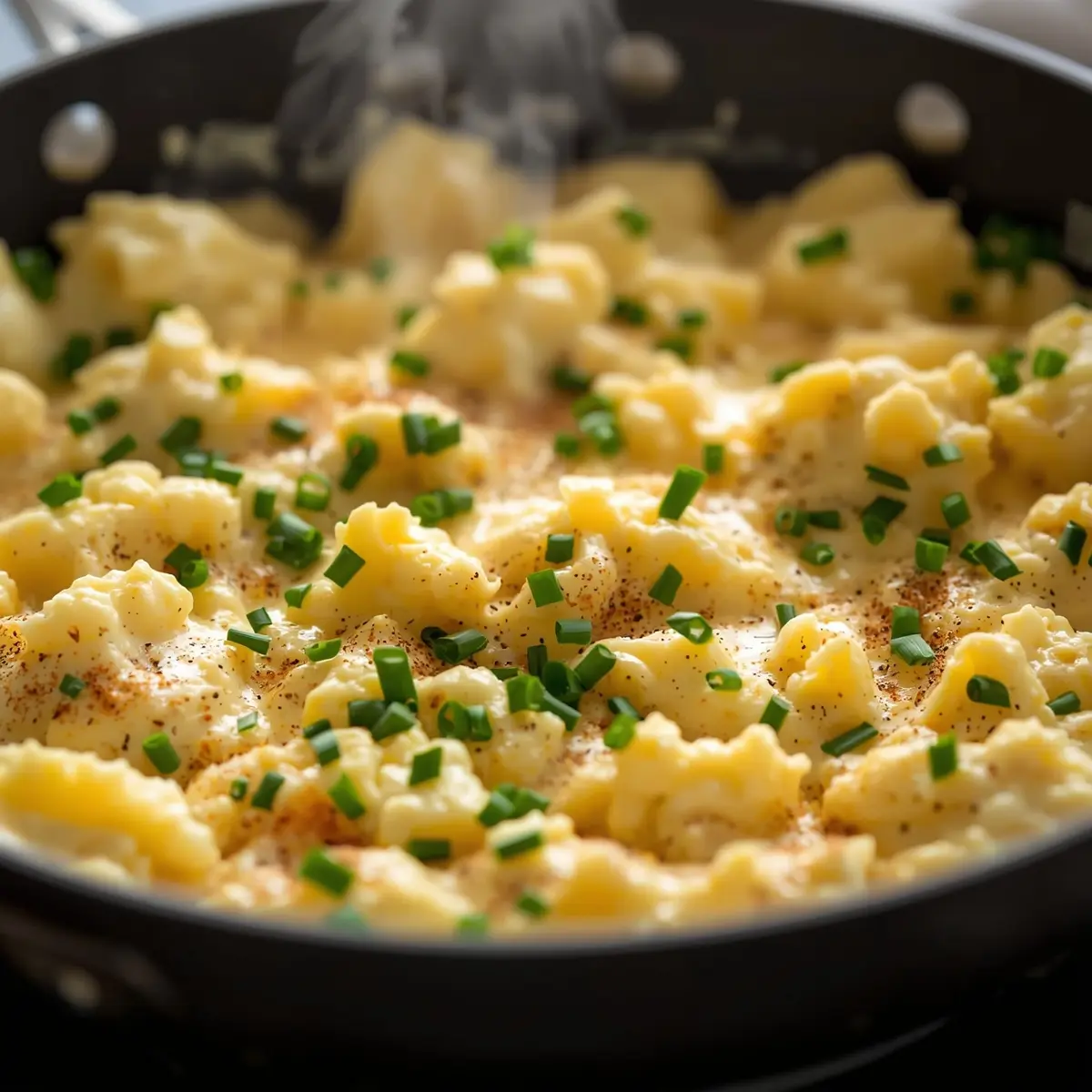 Cooking instructions for cottage cheese scrambled eggs
