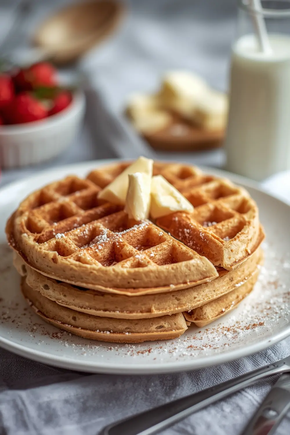 cottage cheese waffle