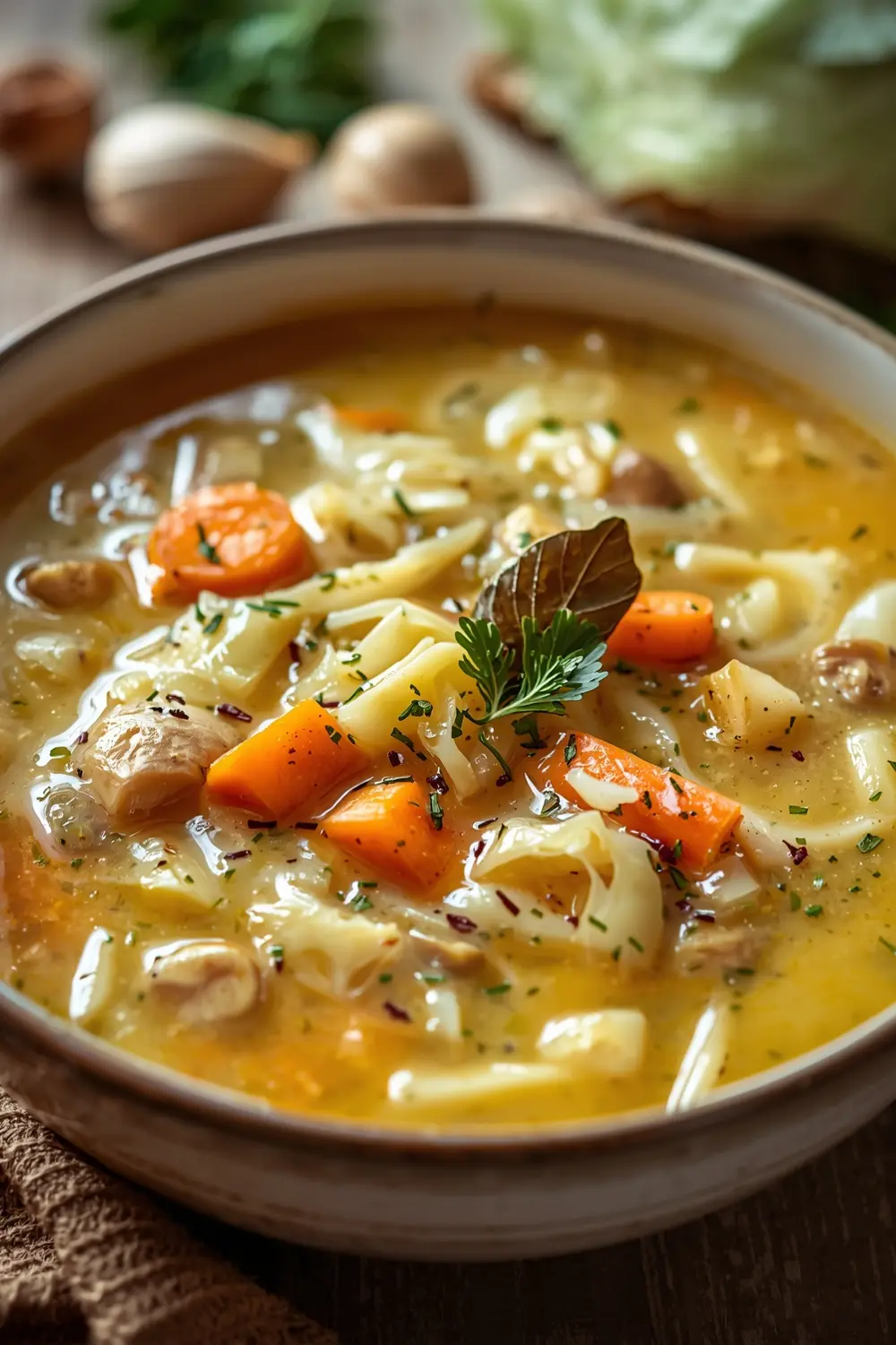 creamy cabbage soup