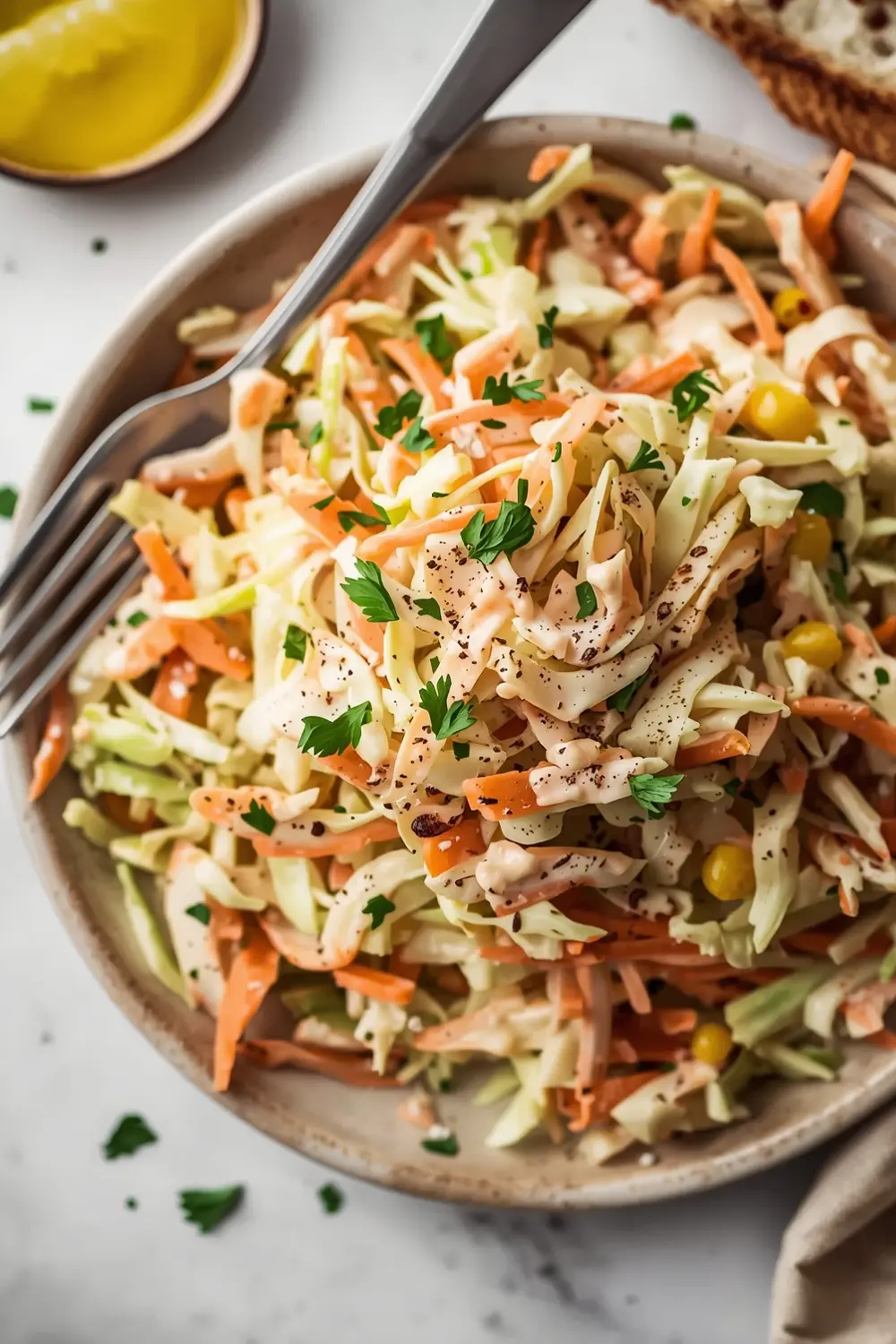 creamy coleslaw easy BBQ