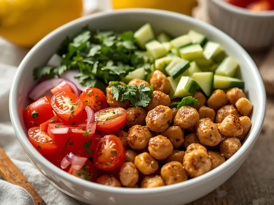falafel bowl summer ready to serve