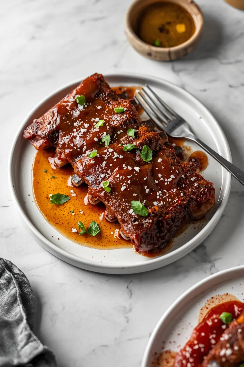 fall off bone beef ribs oven