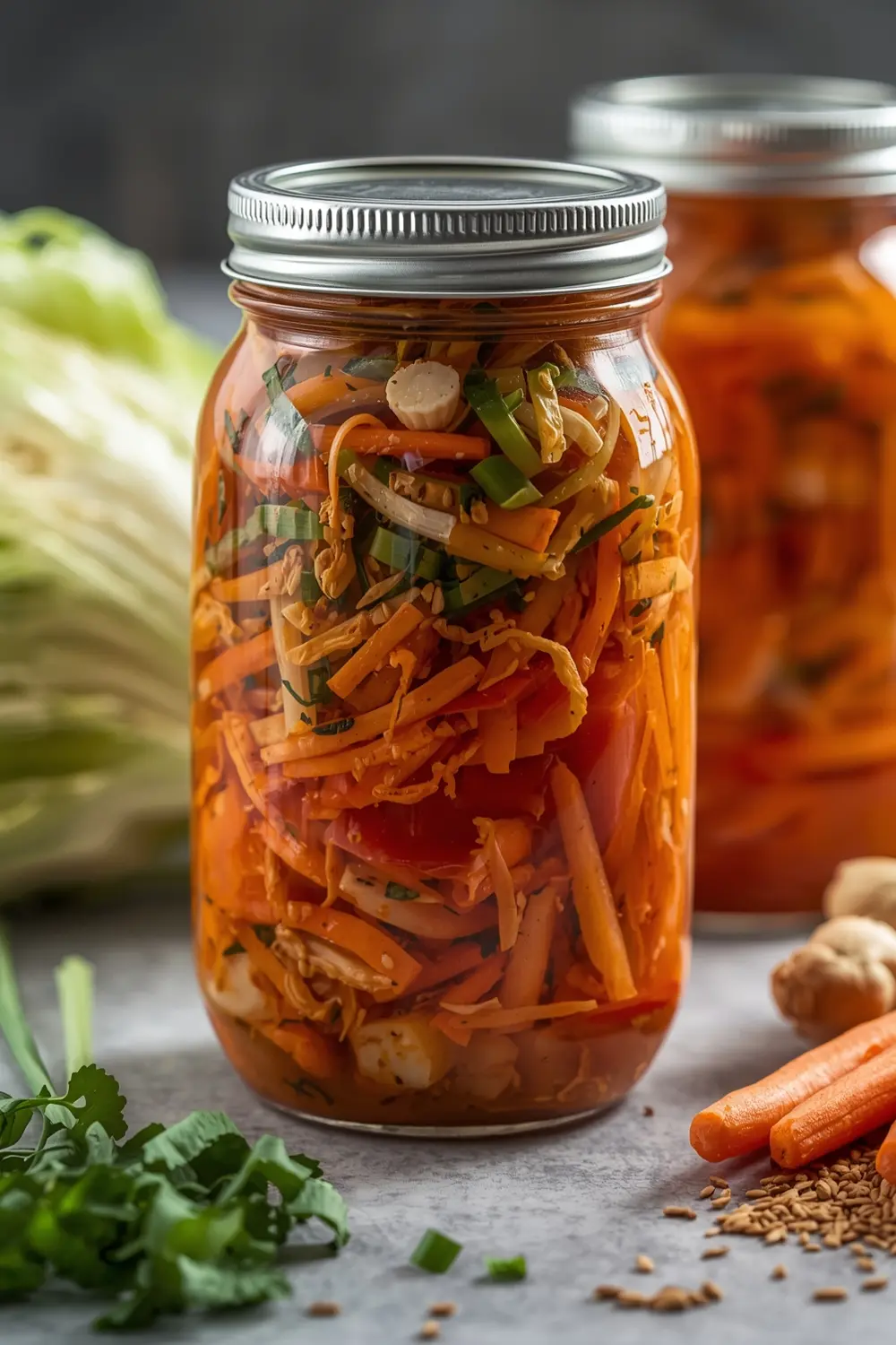 fermented cabbage kimchi