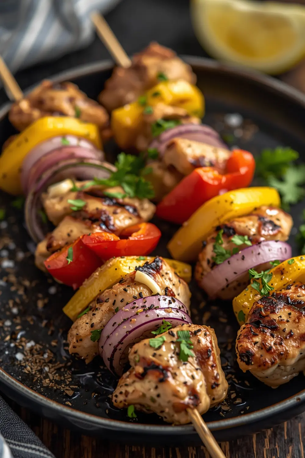 grilled chicken kabobs