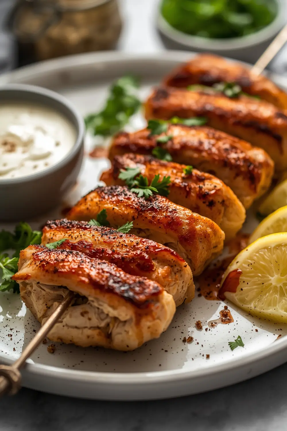 grilled chicken shawarma